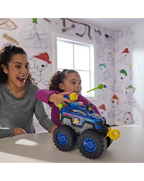 Paw Patrol Sesli ve Işıklı Rescue Wheels Figür ve Kurtarma Aracı