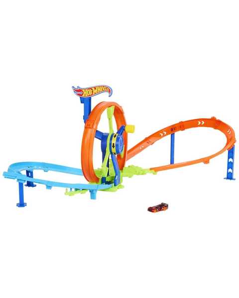 Hot Wheels Hızlı Fırlatma ve Döngü Parkuru Oyun Seti JBX65