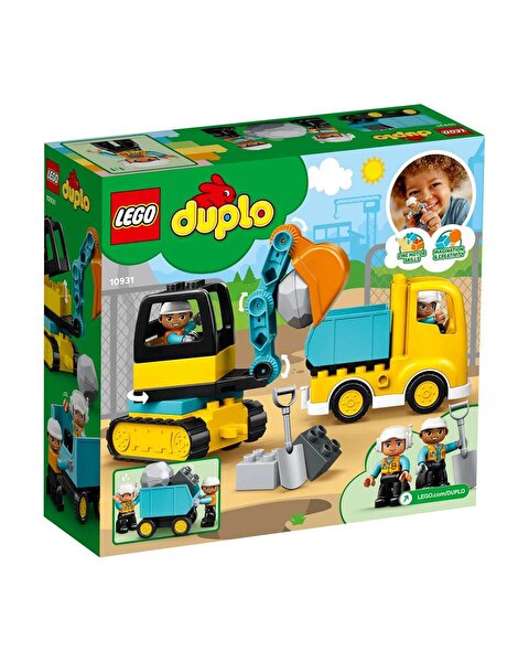 LEGO Duplo Kamyon ve Paletli Kazıcı 10931
