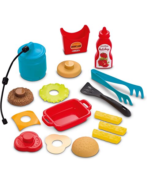 Ecoiffier Burger Barbekü Seti