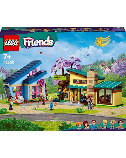 LEGO Friends Olly ve Paisley'nin Aile Evleri 42620