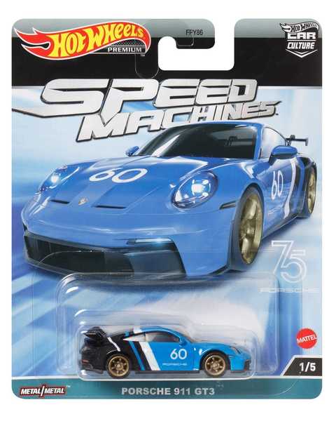 Hot Wheels Car Culture Arabalar Speed Machines Porsche 911 GT3 HKC44