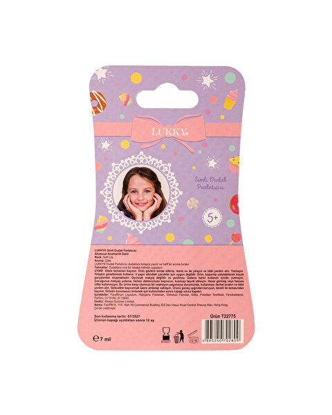 Lukky Simli Çilek Aromalı Dudak Parlatıcısı