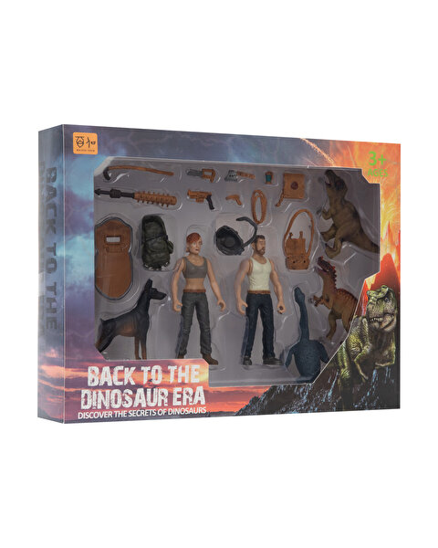 2'li Figürlü Dinozorlu Savunma Seti