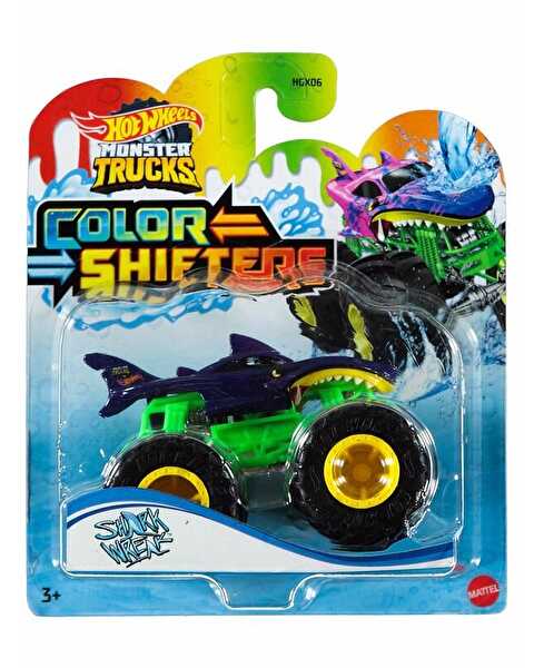 Hot Wheels Monster Trucks Renk Değiştiren Araçlar Shark Wreak HGX09