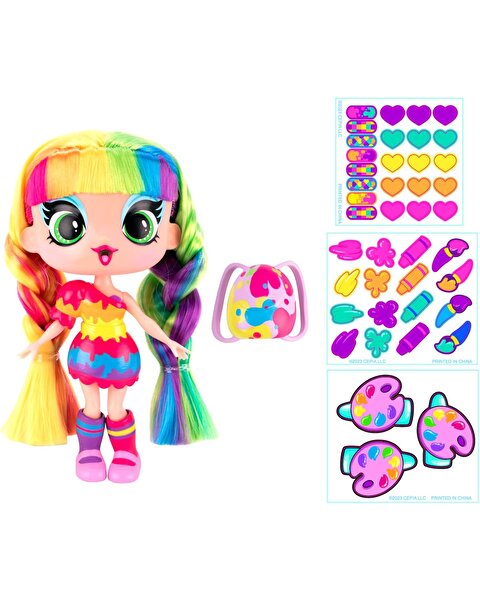 Decora Girlz Bebeği ve Sticker Store Oyun Seti