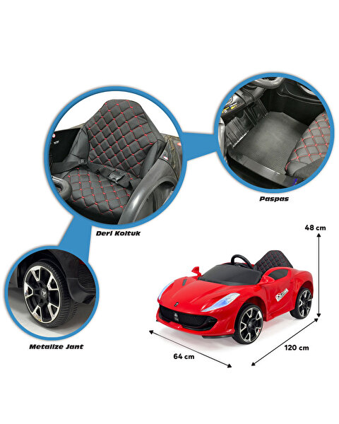 Favori Gt 12 Volt Akülü Araba Kırmızı