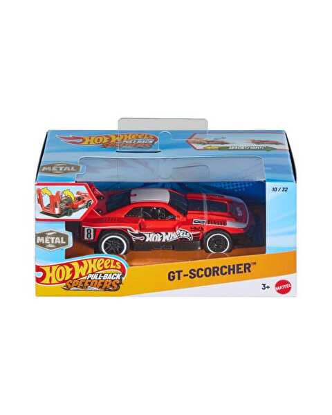 Hot Wheels Pull-Back Speeders 1:43 Arabalar GT-Scorcher JKR01
