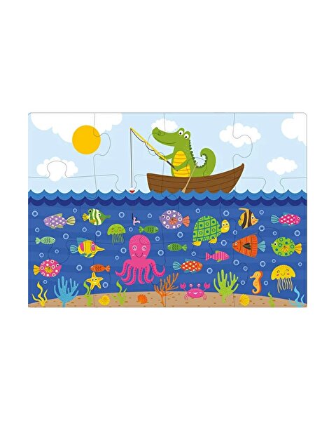 4'ü 1 Arada Puzzle Seti