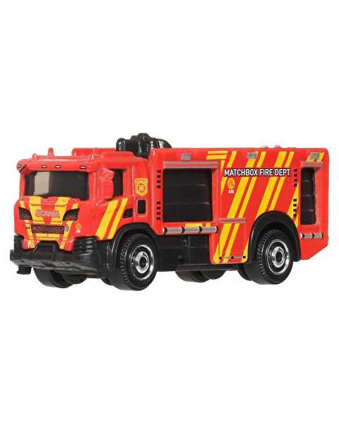 Matchbox Tekli̇ Arabalar Scania Xt Fire Truck JBR15