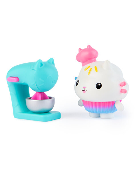 Gabby’s Dollhouse Cakey Cat & Cake Mixer Figür ve Aksesuar Seti