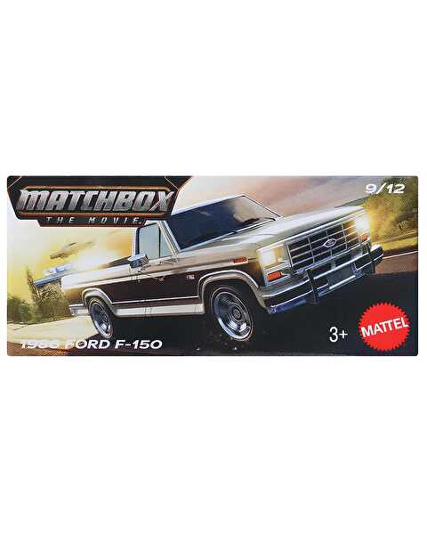 Matchbox The Movie 1:64 Arabalar 1986 Ford F-150 JND29