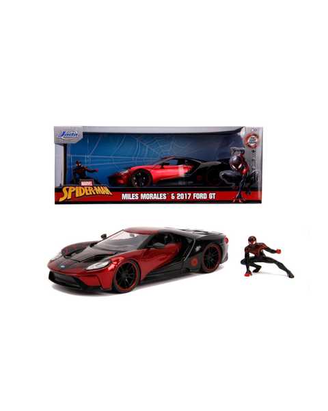 Jada Marvel's Spider-Man: Miles Morales 2017 Ford GT Araç ve Figür