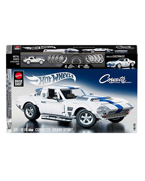 Hot Wheels Elite Serisi Corvette Grand Sport Araba 918 Parça JGR31
