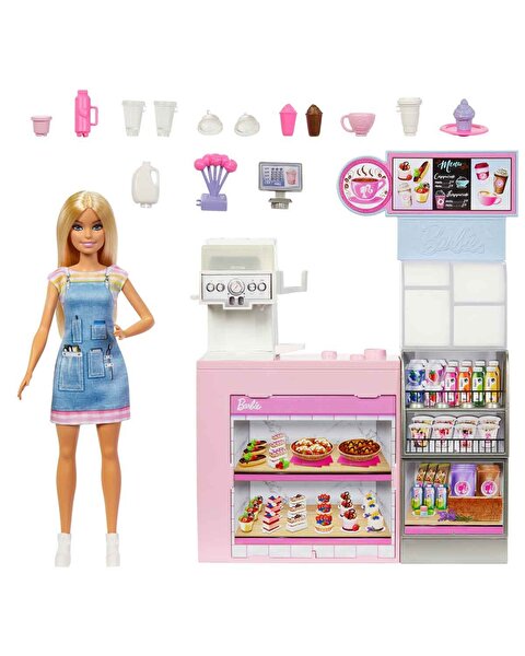 Barbie'nin Kahve Dükkanı Oyun Seti HXN94