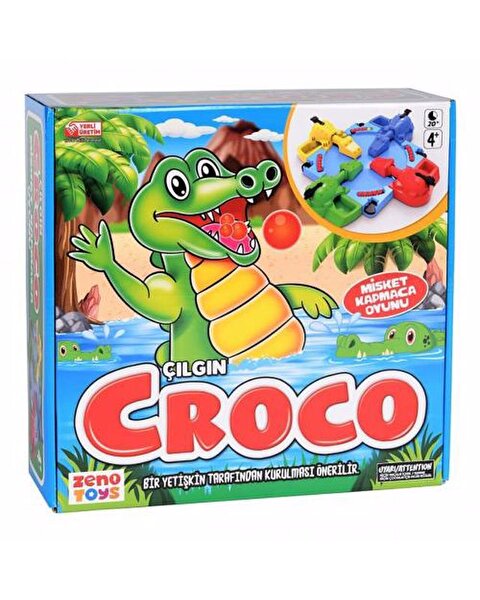 Çılgın Croco 4'lü Misket Kapmaca Oyunu