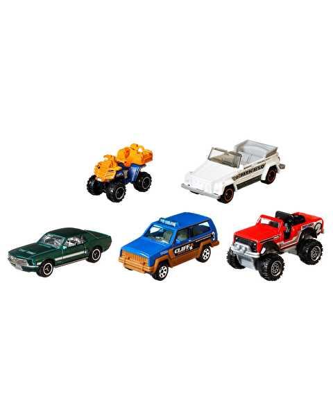 Matchbox Beşli Araba Seti Rocky Peaks GKJ09