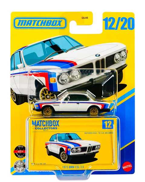 Matchbox Premi̇um Arabalar 1973 BMW CSL 3.0 JJW08