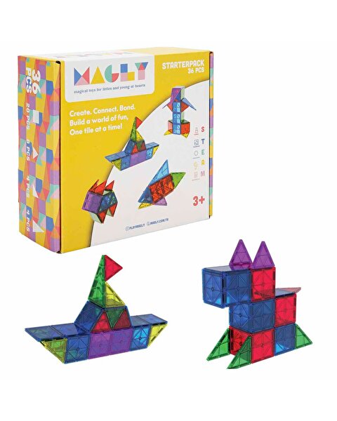 Magly Manyetik 3 Boyutlu Yapı Blokları 36 Parça