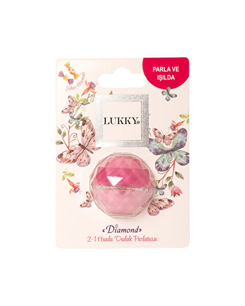 Lukky 2'si 1 Arada Pembe Simli Dudak Parlatıcısı