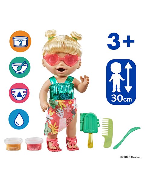 Baby Alive Bebeğimle Yaz Eğlencesi Sarışın F1680