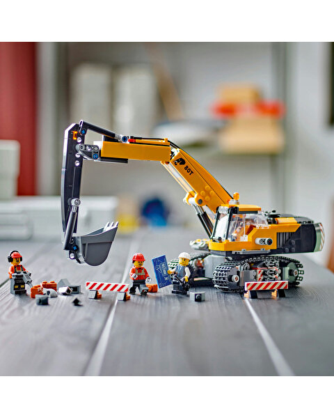 LEGO City Sarı İnşaat Ekskavatörü 60420