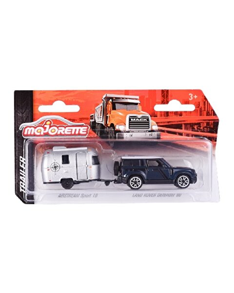 Majorette Trailer Araç Serisi Land Rover Defender 90 Airstream Sport 16