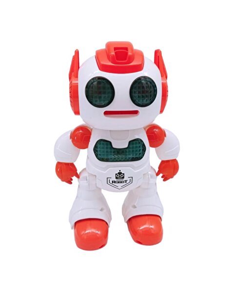 Uzaktan Kumandalı Sesli Disk Atan Robot Turuncu