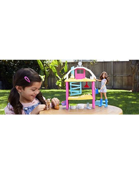 Barbie Eğlenceli Çiftlik Hayatı Oyun Seti HGY88