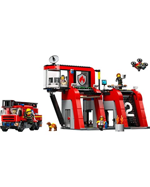 LEGO City İtfaiye Kamyonlu İtfaiye Merkezi 60414