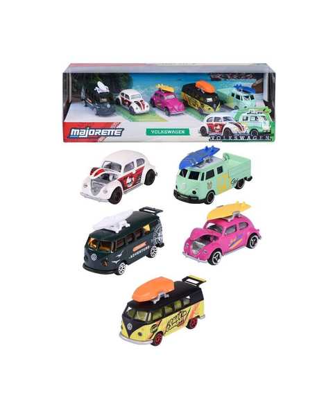 Majorette Volkswagen 5'li Araba Seti