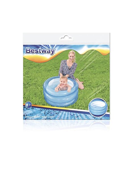 Bestway 3 Bölmeli Bebek Havuzu Mavi