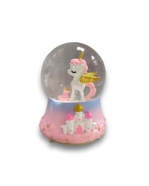 Lucky Unicorn Işıklı Kar Küresi