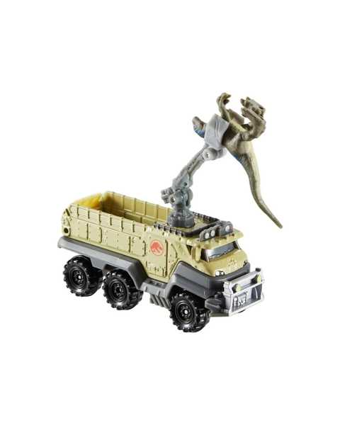Matchbox Jurassic World Dinozor Taşıyıcı Araçlar Velociraptor Blue Atrociraptor Capture Truck HBH88