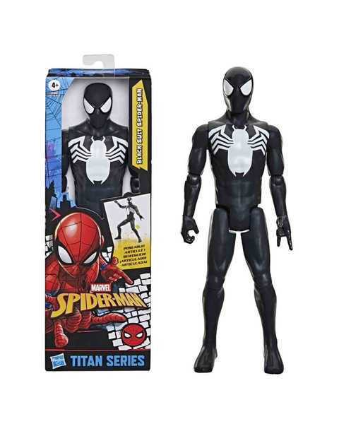 Marvel Classic Hero Titan Serisi Aksiyon Figürü 30 Cm Black Suit Spider Man G2860