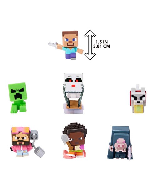 Minecraft Filmi Overworld Battle 7’li Aksiyon Figür Seti JFM3