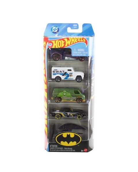 Hot Wheels Beşli Araba Seti BATMAN JKG08