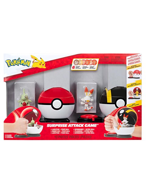 Pokemon Sürpri̇z Atak Oyun Seti̇ S1 Larvitar ve Scorbunny