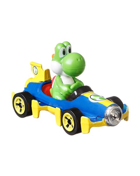 Hot Wheels Mario Kart Karakter Araçlar Yoshi Mach 8 Kart GLP39