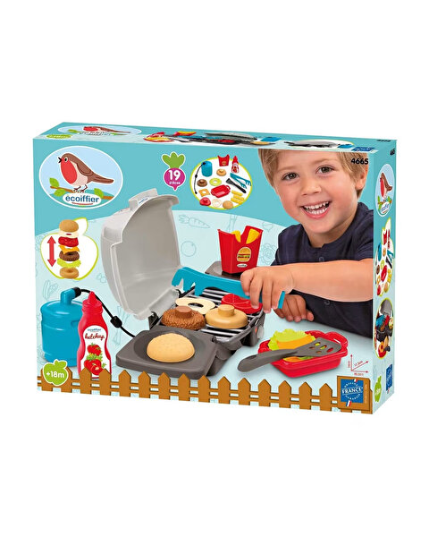 Ecoiffier Burger Barbekü Seti