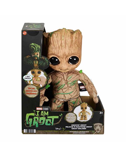 Marvel I Am Groot Groovin Groot Sesli ve Hareketli Peluş HJM23