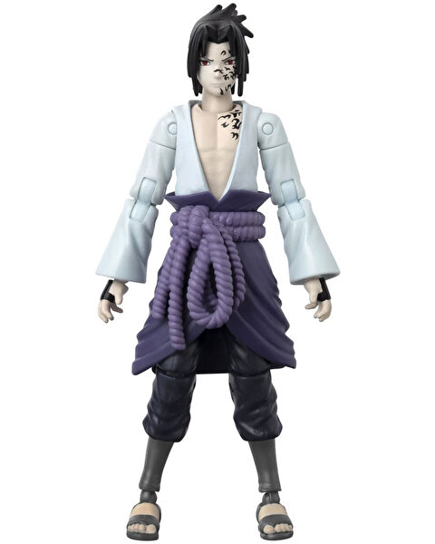 Naruto Anime Sasuke Uchiha 4 Büyük Ninja Savaşı Figürü 16 cm