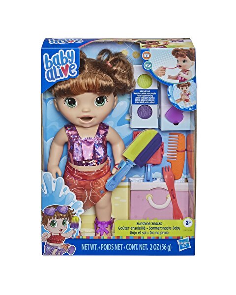 Baby Alive Bebeğimle Yaz Eğlencesi Kumral F1681