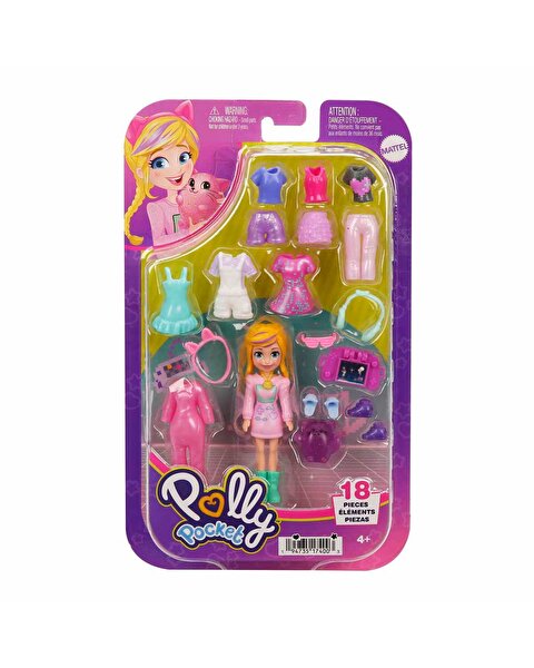 Polly Pocket Farklı Kombin Eğlencesi Oyun Setleri HRD60