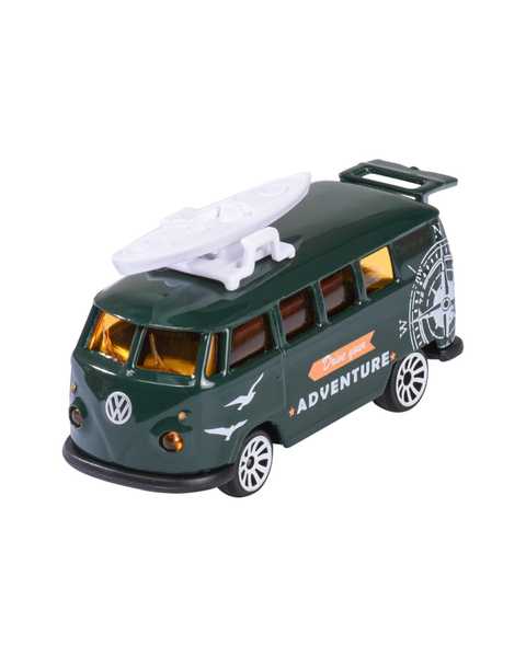 Majorette Volkswagen Premium Araba Volkswagen T1 Koyu Yeşil