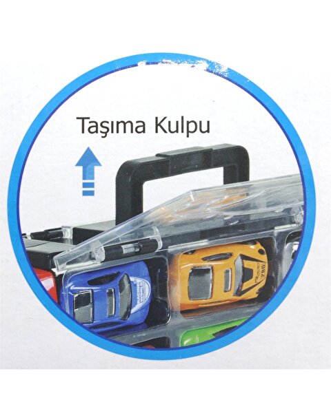 Fırlatma Rampalı Araç Taşıyıcı Kamyon Mavi