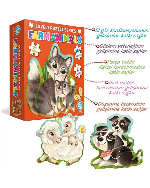 Lovely Puzzle Çiftlik Hayvanları