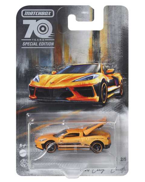 Matchbox 70. Yıla Özel Tekli Arabalar 2020 Chevy Corvette HMV14