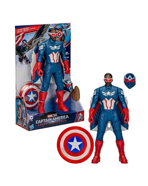 Marvel Studios Titan Hero Serisi Captain America Aksiyon Figür 22 Cm