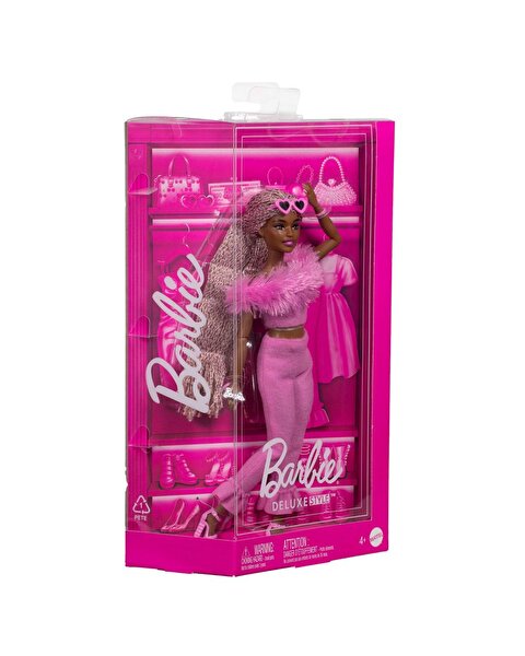 Barbie Deluxe Style Bebekler Kahverengi̇ Örgü Saçlı